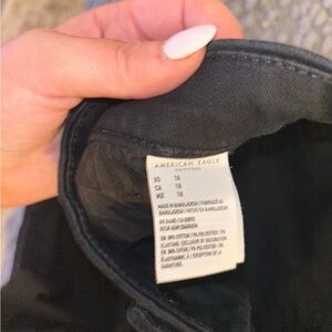 American Eagle Black Denim Shorts